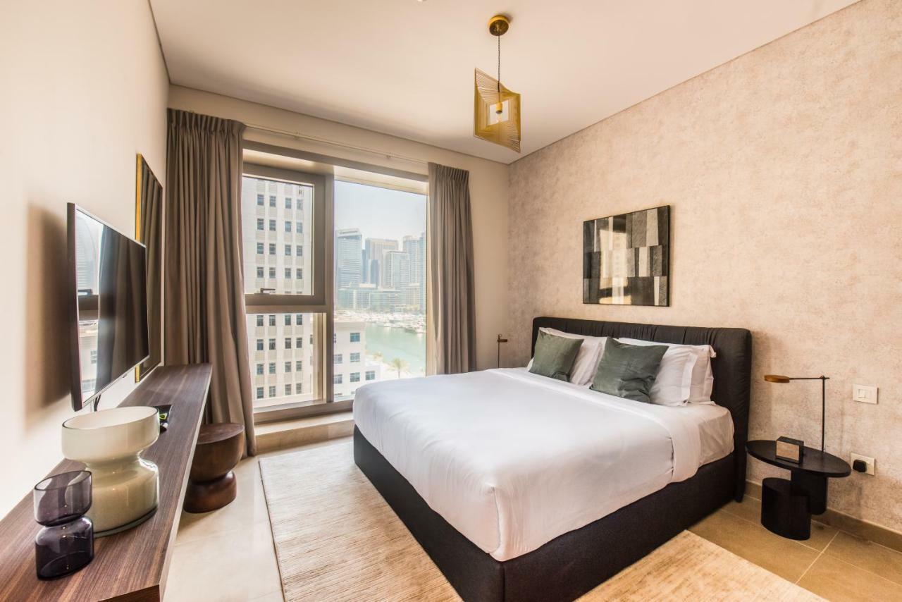 Fantastay Sparkle Tower One Bedroom Suite Marina View Dubaj Kültér fotó